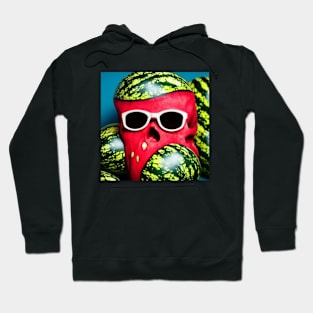 Skate Watermelon Wearing Sunglasses Hoodie